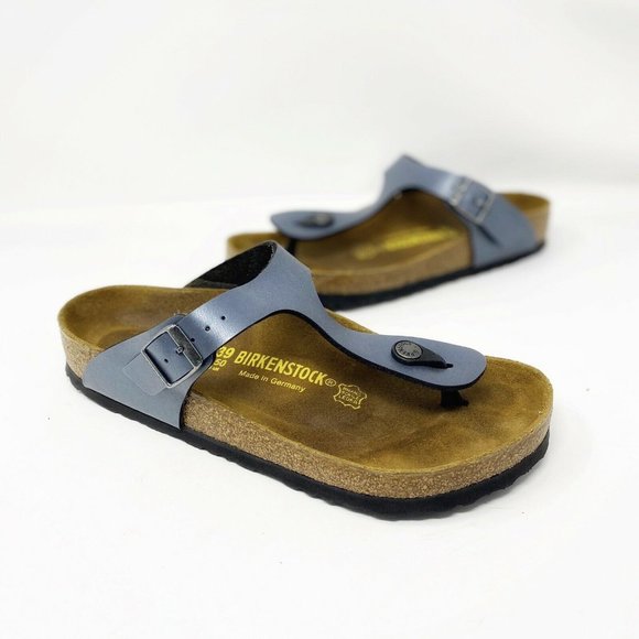 gray birkenstock sandals